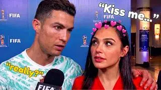 Celebrities can’t act normal around Ronaldo