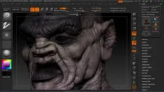 Zbrush Character Production Tutorial 16 Poly painting Skin