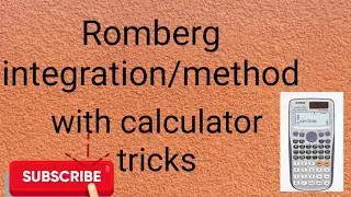 Romberg integration/Romberg method