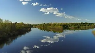 Разлив реки Уста 2016 года.