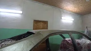 Toyota camry 40 из тотала в идеал. Замена крыши. сварочные работы, рихтовка.
