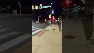 SEPTA regional rail railroad bells, flashing lights, and gates crossing S Broad at Vine Lansdale PA