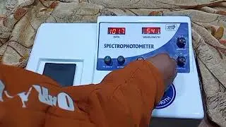 Digital Visible Spectrophotometer Working Video
