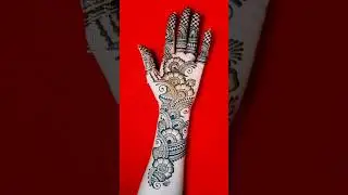 Simple mehndi design | easy mehandi #shorts #short #mehndi #mehandi #mehndidesign