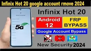 INFINIX HOT 20 FRP BYPASS 2024 How to bypass Google Account protection in INFINIX Hot 20 UPDATE TRIC