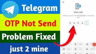 Telegram Otp Not Received Problem Fixed | Telegram Phone Verification Problem Solve | Telegram login