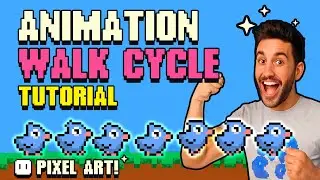 Pixel Art - Animation Walk Cycle Tutorial!