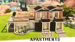 Квартиры + Кафе Симс 4 ⛅ Apartments + Cafe The Sims 4 | Строительство | NO CC