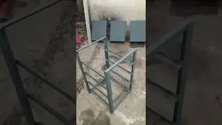 Самодельный выдвижной шкаф в гараж часть3