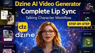 Dzine AI Video Generator: Complete Lip Sync & Talking Character Workflow (Step-by-Step Tutorial)