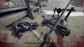 Mordhau map captures a player