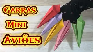 Como fazer garras de papel #paperclaws #origami #papercraft