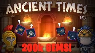 Opening Ancient Times Booster With 200.000 Gems😱🤑! | Pixel Worlds