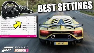 The BEST Steering Wheel Settings For Forza Horizon 5 (2022 Logitech + Thrustmaster)
