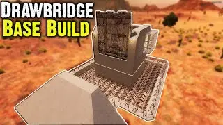 Drawbridge Horde Night Base Design - 7 Days To Die Alpha 18