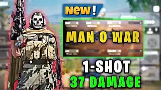1- Shot '37' Damage 🤯 Zero Recoil Man O War Loadout cod mobile br | Best Man O War Gunsmith CODM BR🔥