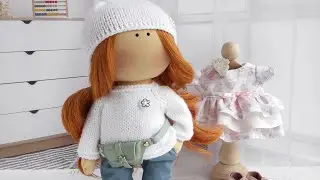 Мастер класс Свитер для куклы урок 1
