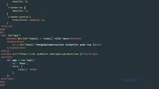 Cara Membuat Animation Sederhana pada Vue Js