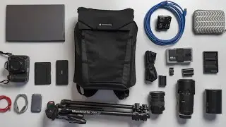 Cosa c'é nel mio zaino fotografico | Manfrotto Chicago 30 con la mia attrezzatura essenziale