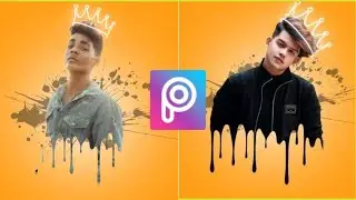 PicsArt Dripping Effect | PicsArt Editing Tutorial | PicsArt Photoediting | VivekChavan