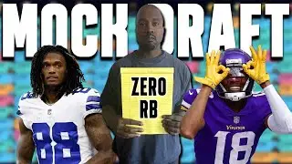 Drafting ZeroRB in a 2022 Fantasy Football Mock Draft