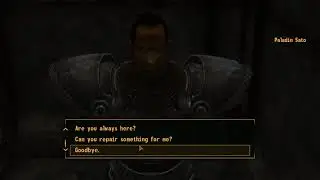 Paladin Sato - Fallout: New Vegas | secret NPC / Easter Egg
