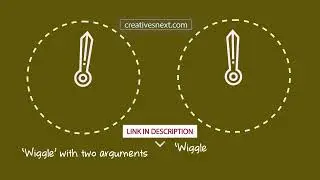 Vector Animation AE Expressions 08 wiggle with different arguments