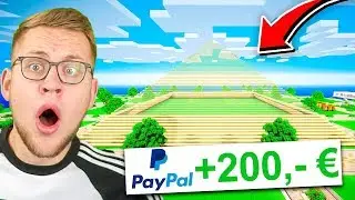 200€ for 1 hour of work in MINECRAFT 😨