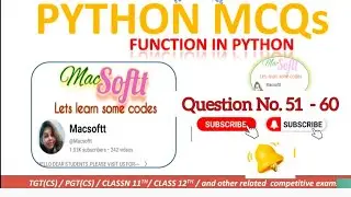 Function  computer science  |  function MCQ in python | function tutorial for beginners