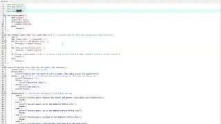 C Code Showcase - Text Based Game
