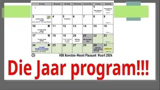 Jaar Program Dis belangrik
