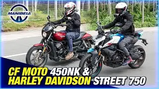 Test Riding the CF Moto 450NK and Harley Davidson Street 750 | Manibela Full Episode