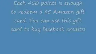 Easy way to get free facebook credits!