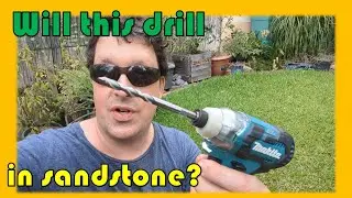 Drilling stone without a hammer drill?