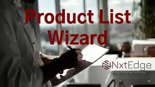 Training - NxtEdge - Product List Wizard
