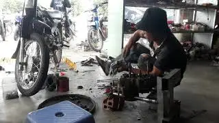 Cách ráp những xilanh cho lốc máy xe honda