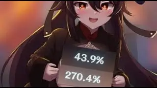 Hutao 43 crit rate 270 crit dmg vaporize | Genshin Impact