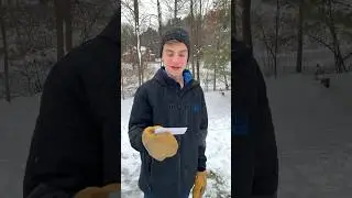 Stepping in Snow—BAREFOOTED!!!