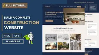 How To Make A Responsive Construction Website Using HTML CSS & JavaScript