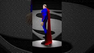 Cartoon Superman Charecter#maya3d