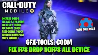 GFX-TOOLS FOR COD MOBILE | FIX FPS DROP 90FPS IN ALL DEVICE | SET EDIT CODM 2023