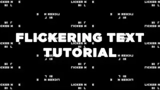 [AE]Text Flickering Tutorial