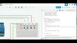 Arduino Tinkercad Project #5 – Light Sensor Binary LED Display in Tinkercad