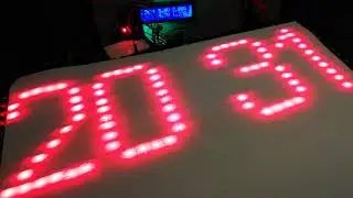 RTC clock with Arduino and P10 display