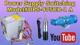 Delta 465W PSU Switching for DC Motor Pump M