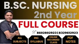 BSc Nursing 2nd Year Syllabus & Best Book 2023-24 | BSc Nursing 2nd Year Online Classes