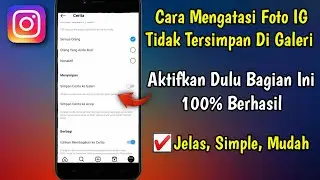 Cara mengatasi foto Instagram tidak muncul di galeri