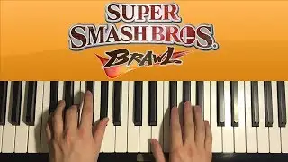 How To Play - Super Smash Bros. Brawl - Main Theme (PIANO TUTORIAL LESSON)