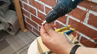 How to quickly twist wires with a screwdriver (video #2)