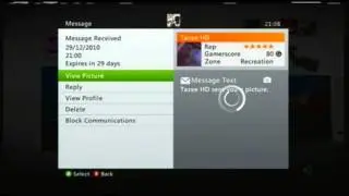 Disturbing Picture Message | Xbox 360